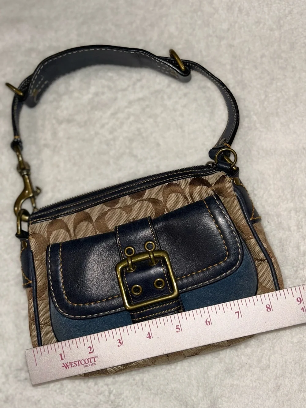 COACH Vtg Y2K Signature Legacy Soho Special  Edition Shoulder Bag Purse 7061